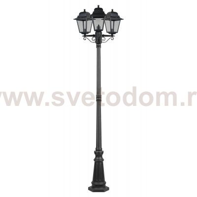Светильник столб уличный 3 фонаря Oasis Light 79909LB Bl