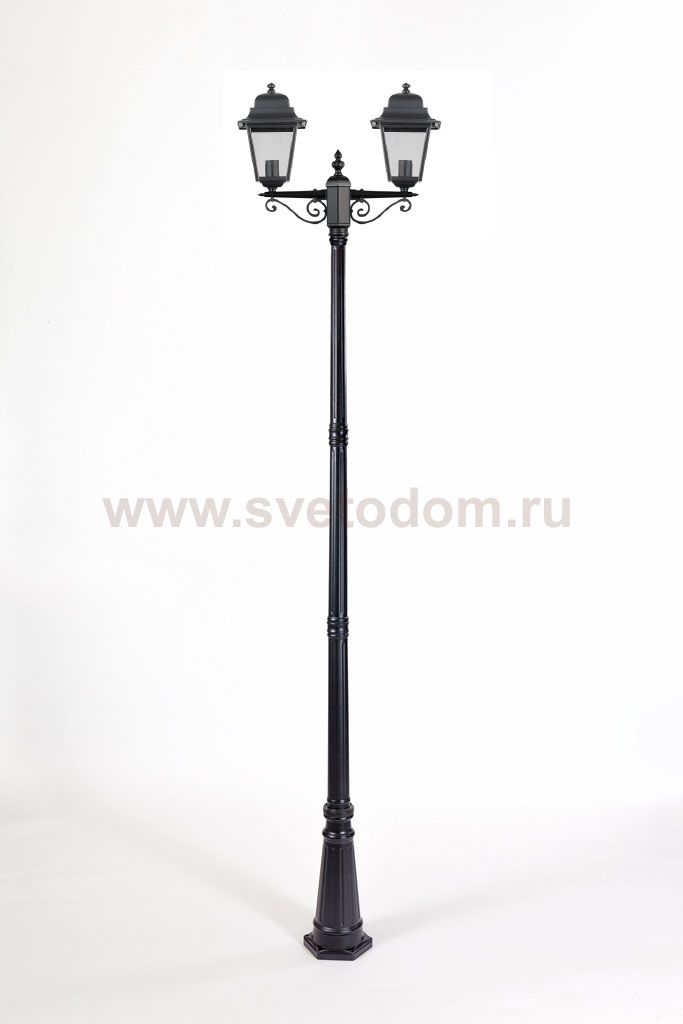 Светильник столб уличный 2 фонаря Oasis Light 79910LA 21 Bl
