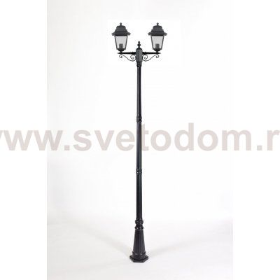 Светильник столб уличный 2 фонаря Oasis Light 79910LA 21 Bl