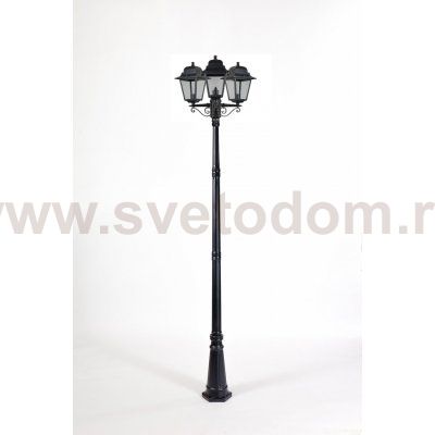 Светильник столб уличный 3 фонаря Oasis Light 79910LB 18 Bl