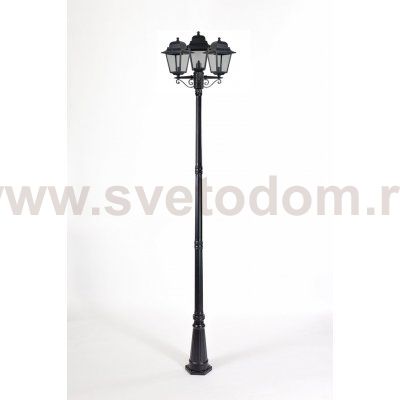 Светильник столб уличный 3 фонаря Oasis Light 79910LB 21 Bl