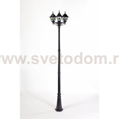 Светильник столб уличный 3 фонаря Oasis Light 79910MBlgG 21 Bl