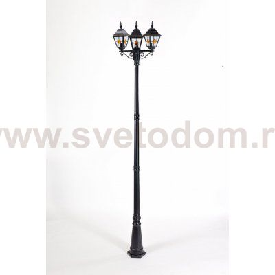 Светильник столб уличный 3 фонаря Oasis Light 79910MBlgY 21 Bl