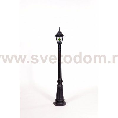Светильник столб уличный 1 фонарь Oasis Light 79911MlgG Bl