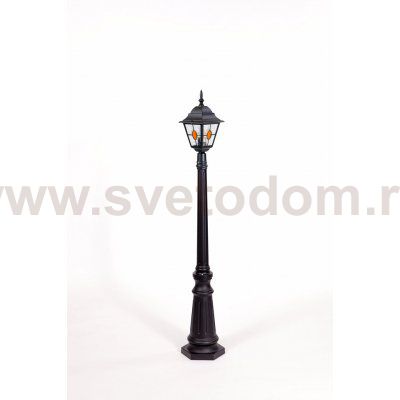 Светильник столб уличный 1 фонарь Oasis Light 79911MlgY Bl