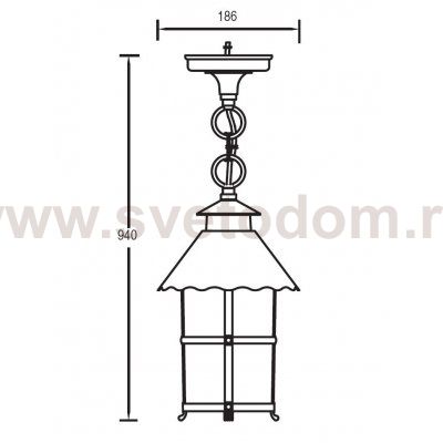 Светильник подвесной Oasis Light 81505 Gb