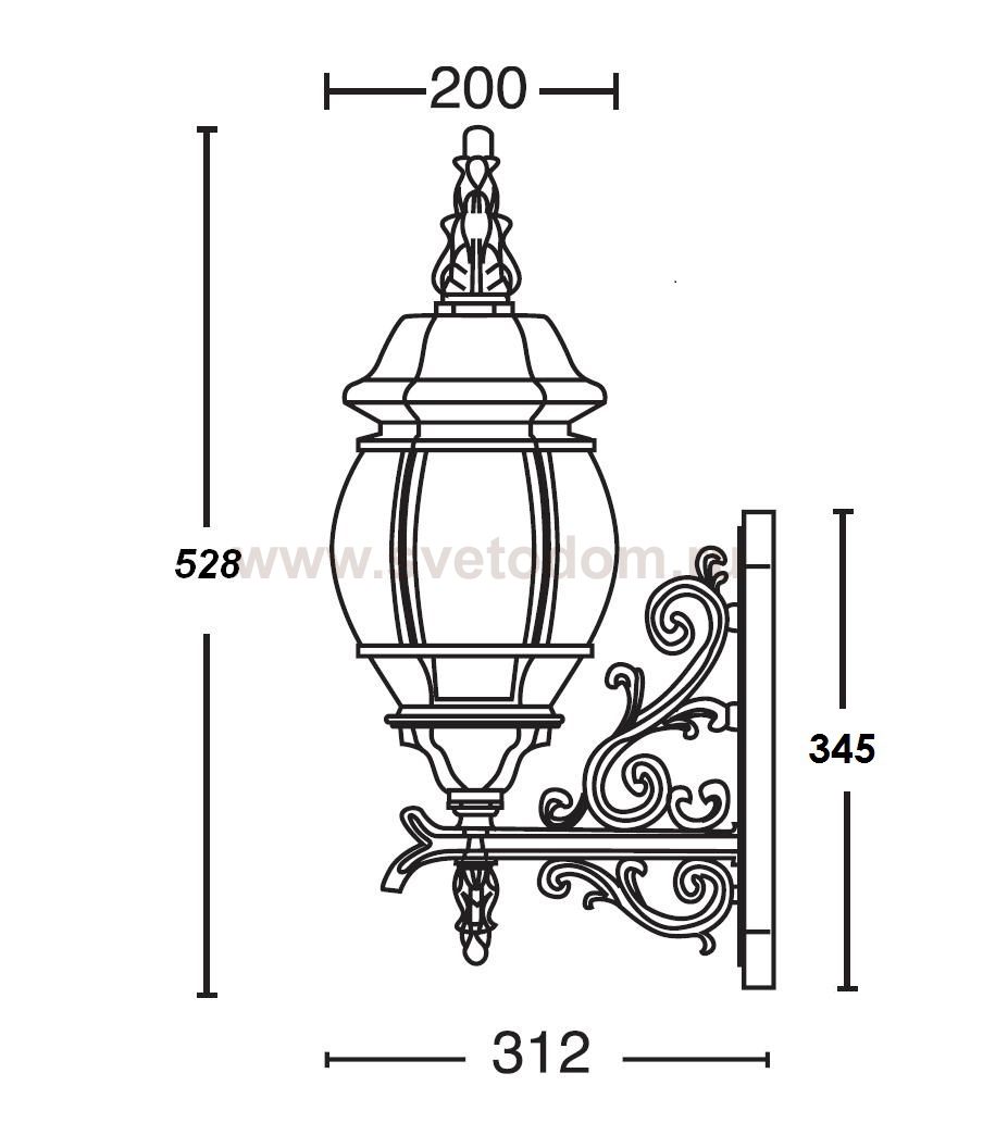 Светильник настенный Oasis Light 83401L/06 BL
