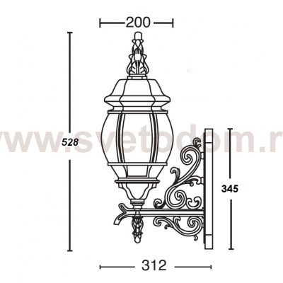 Светильник настенный Oasis Light 83401L/06 BL