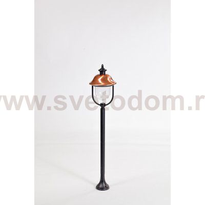 Светильник столб уличный 1 фонарь Oasis Light 84306c Bl