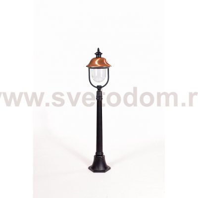 Светильник столб уличный 1 фонарь Oasis Light 84307c Bl