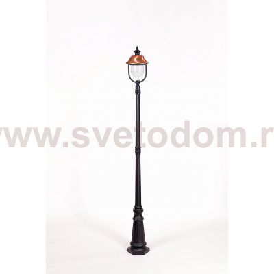 Светильник столб уличный 1 фонарь Oasis Light 84309c Bl
