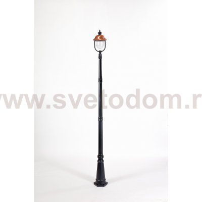 Светильник столб уличный 1 фонарь Oasis Light 84310c 18 Bl