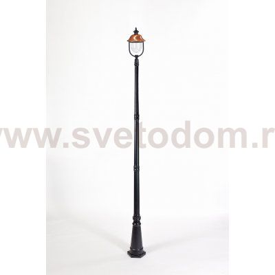 Светильник столб уличный 1 фонарь Oasis Light 84310c 21 Bl
