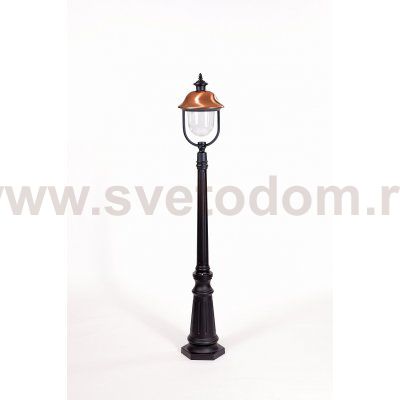Светильник столб уличный 1 фонарь Oasis Light 84311c Bl
