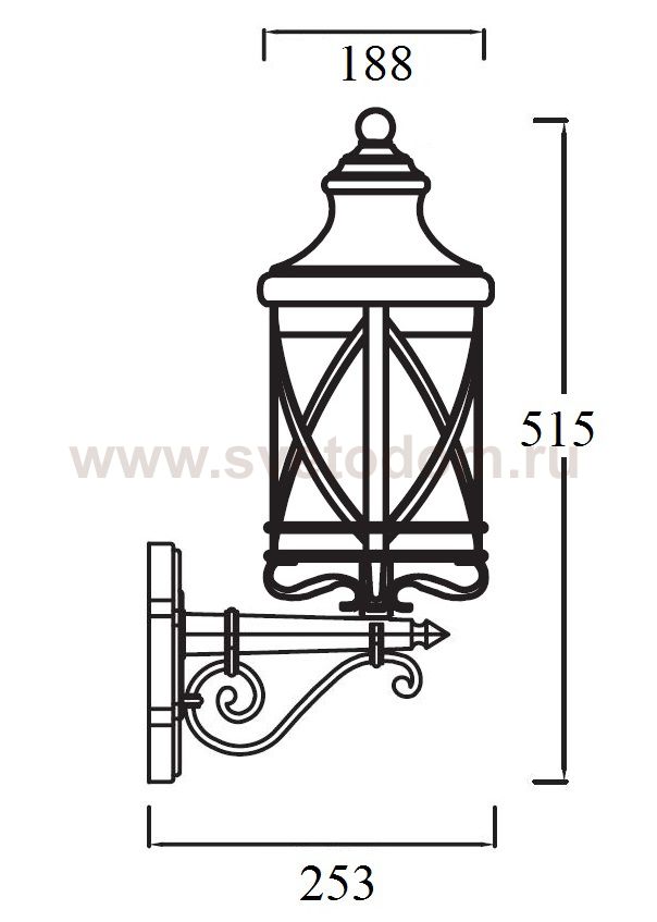 Светильник настенный Oasis Light 84801/02 Bl