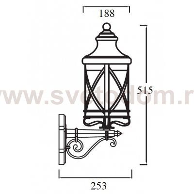 Светильник настенный Oasis Light 84801/02 Bl