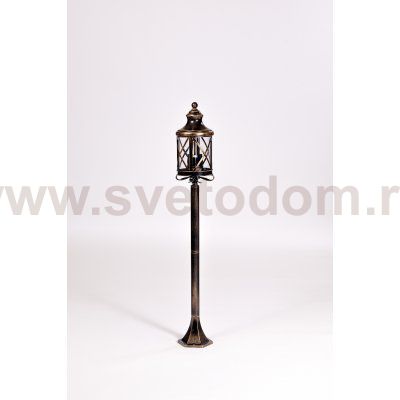 Светильник столб уличный 1 фонарь Oasis Light 84806 Gb