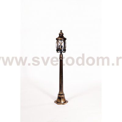 Светильник столб уличный 1 фонарь Oasis Light 84807 Gb