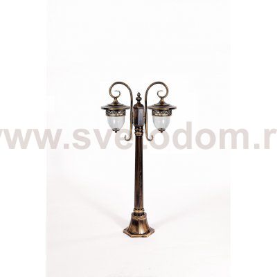 Светильник столб уличный 2 фонаря Oasis Light 87207LA/18L Gb