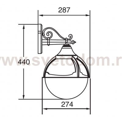 Светильник настенный Oasis Light 88102 Bl