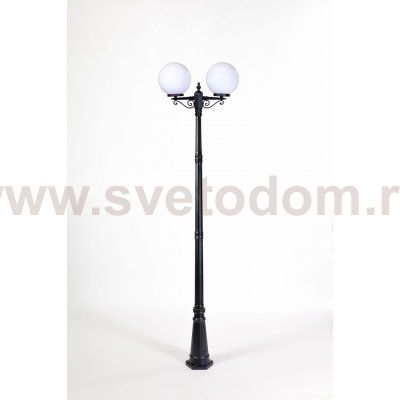 Светильник столб уличный 2 фонаря Oasis Light 88210LA 18 Bl
