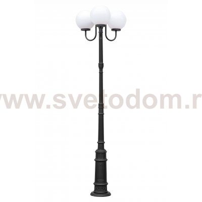 Светильник столб уличный 3 фонаря Oasis Light 88210LB/10A/E7 Bl