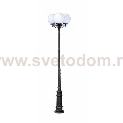 Светильник столб уличный 3 фонаря Oasis Light 88210LB/E7 Bl