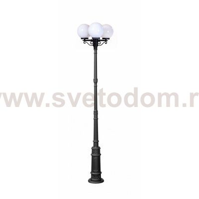Светильник столб уличный 3 фонаря Oasis Light 88210SB/E7 Bl