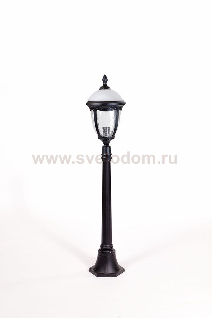 Светильник столб уличный 1 фонарь Oasis Light 89107L Bl мат/тр