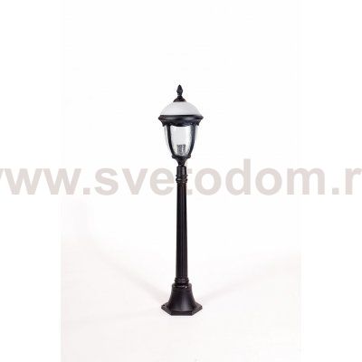 Светильник столб уличный 1 фонарь Oasis Light 89107L Bl мат/тр