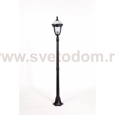 Светильник столб уличный 1 фонарь Oasis Light 89108L Bl мат/тр
