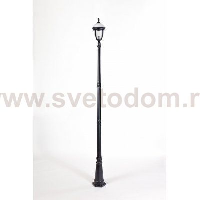 Светильник столб уличный 1 фонарь Oasis Light 89110L 21 Bl мат/тр
