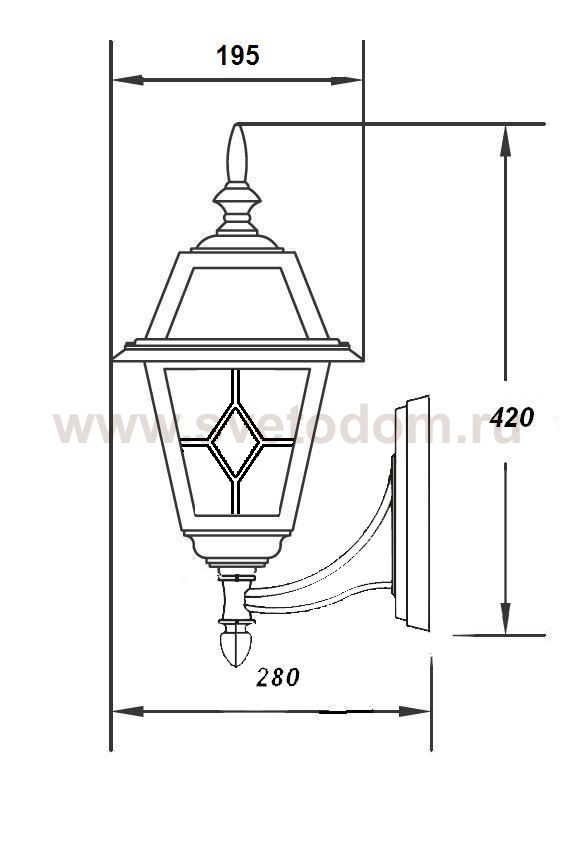Светильник настенный Oasis Light 91101/04 lgG Bl