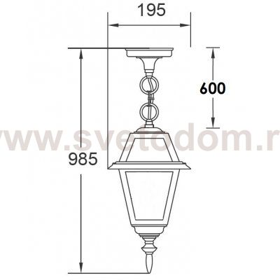 Светильник подвесной Oasis Light 91105fS Bl