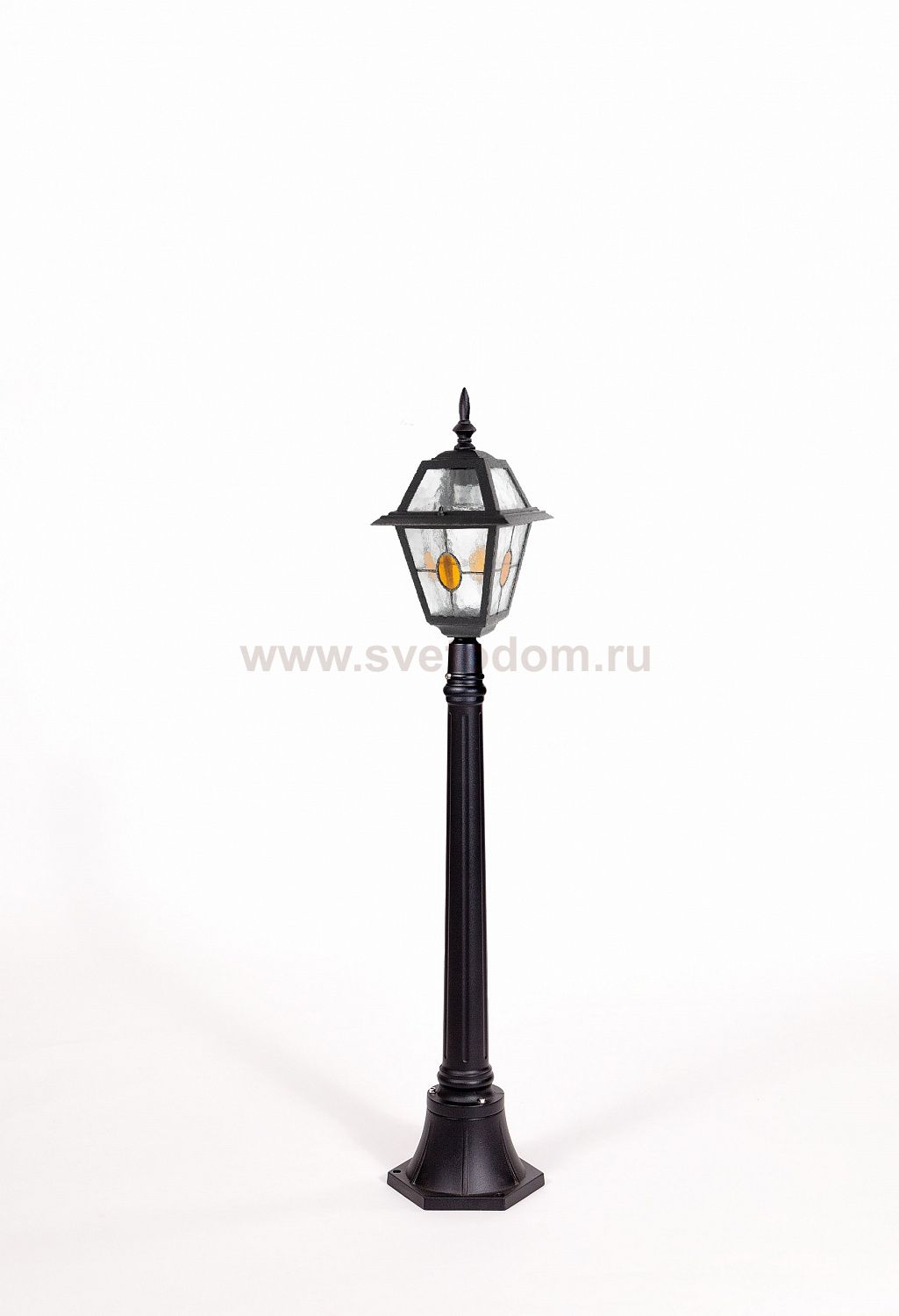Светильник столб уличный 1 фонарь Oasis Light 91107 lgY Bl