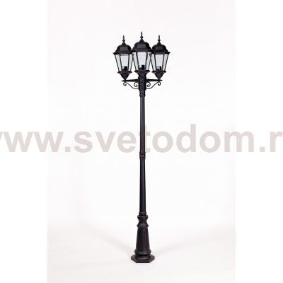 Светильник столб уличный 3 фонаря Oasis Light 91409LB Bl 