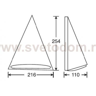 Светильник настенный Oasis Light 91430 Bl