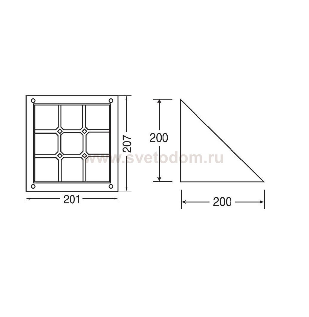 Светильник настенный Oasis Light 91441 Bl