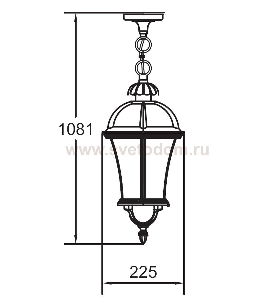 Светильник подвесной Oasis Light 95205L Bl