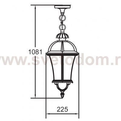 Светильник подвесной Oasis Light 95205L Bl