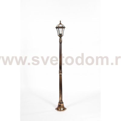 Светильник столб уличный 1 фонарь Oasis Light 95208S Gb