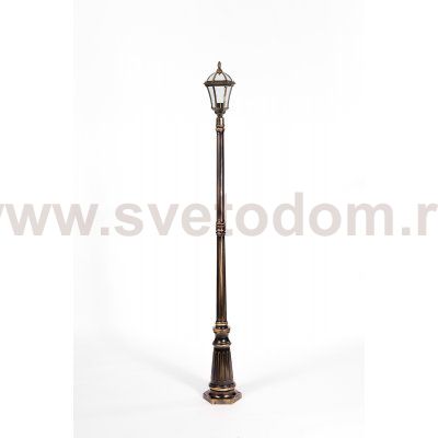 Светильник столб уличный 1 фонарь Oasis Light 95209S Gb