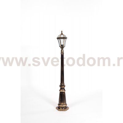 Светильник столб уличный 1 фонарь Oasis Light 95211S Gb