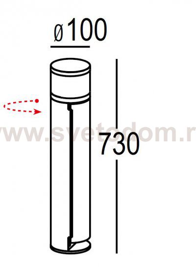 Розетка садовая Oasis Light AL6033-730
