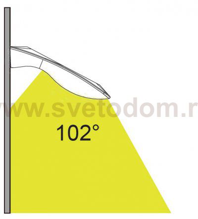 Светильник настенный на солнечной батарее Oasis Light P9034