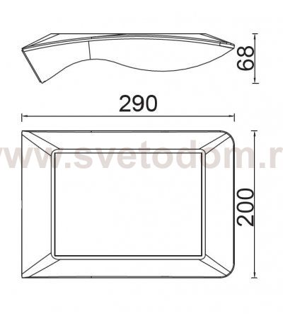 Светильник настенный на солнечной батарее Oasis Light P9034