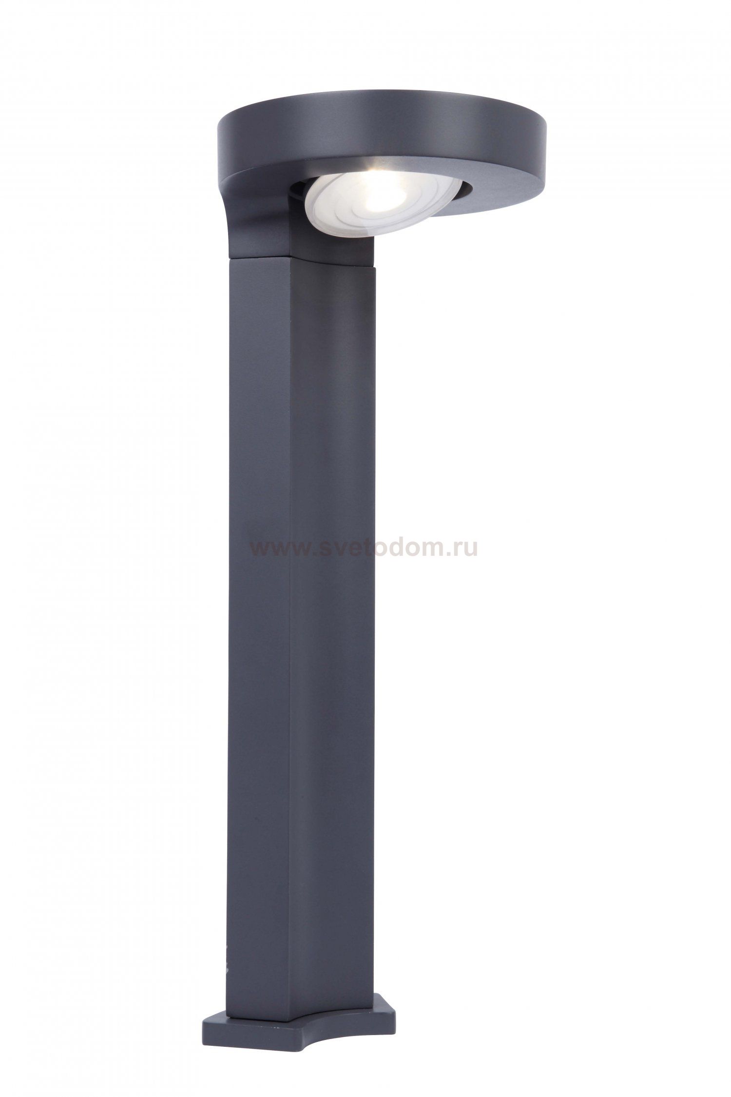 Светильник столб уличный с солнечной батареей и 1 поворотным модулем Oasis Light P9067-450