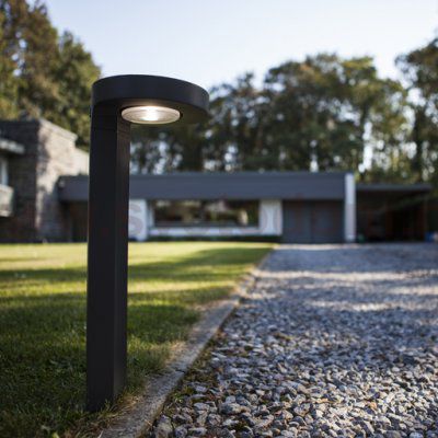 Светильник столб уличный с солнечной батареей и 1 поворотным модулем Oasis Light P9067-450