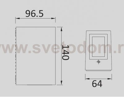 Светильник настенный Oasis Light W1862-B1