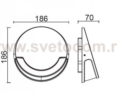 Светильник настенный Oasis Light W1882